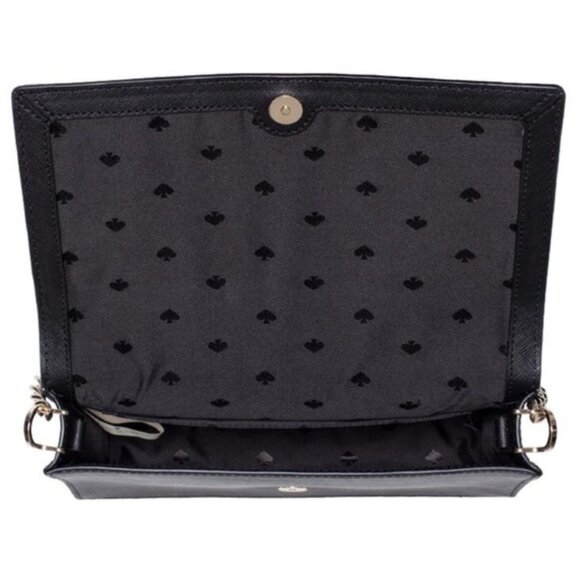 BNWT Kate Spade Black Convertible Chain Link Crossbody Bag - Picture 4 of 9